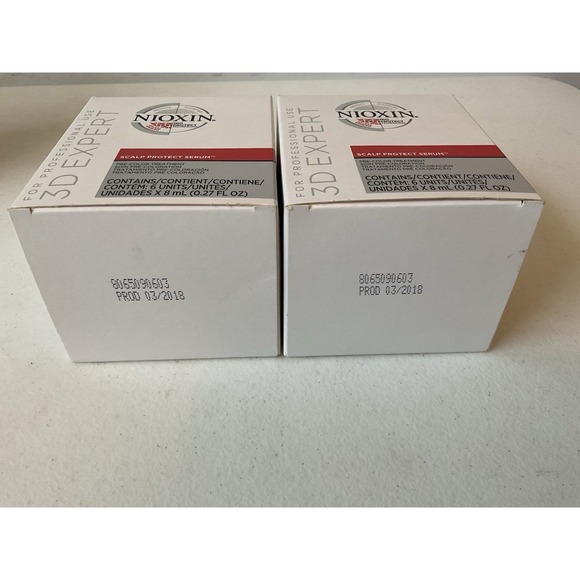 2X Nioxin 3D Expert Scalp Protect Serum Pre-Color Treatment 0.27floz each - Picture 3 of 4